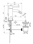 IDEAL STANDARD - CeraLine Bidetová baterie s výpustí, chrom BC197AA