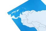 Moyo Montessori Moyo Montessori Kontrolní mapa - Jižní Amerika Nová - bez popisků