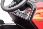 Mamido Dětský elektrický traktor s přívěsem BLT červený