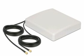 Delock LTE MIMO Antenna 2 x SMA Plug 8 dBi directional with connection cable RG-58 5m bílá (89890)