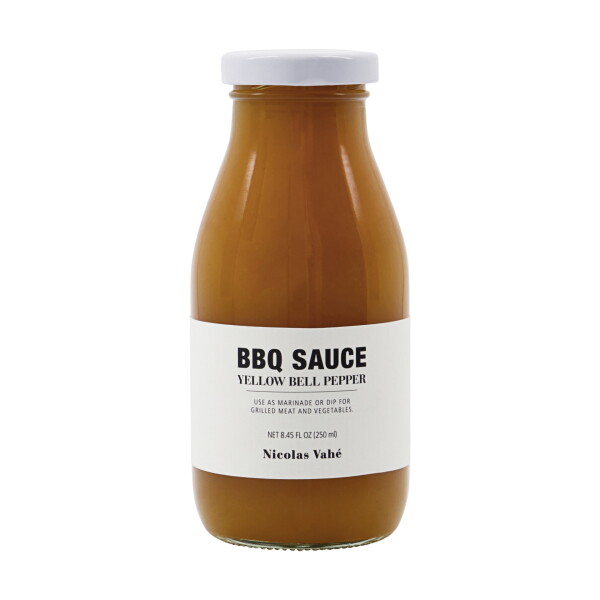 Nicolas Vahé Barbecue omáčka ze žluté papriky 250 ml, žlutá barva, sklo