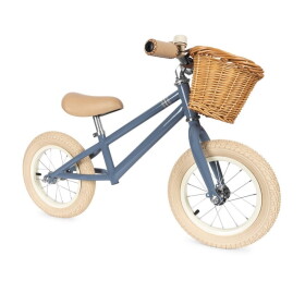 Konges Sløjd Dětské odrážedlo Bicycle Blue Stripe, modrá barva