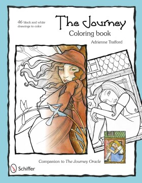 The Journey, antistresové omalovánky, Adrienne Trafford