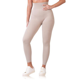 Dámské módní legíny RELAX & GO RIB OPTIC LEGGINGS - BELLINDA - taupe L