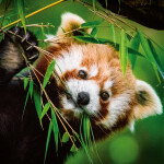 Nástěnný poznámkový kalendář 2026 NOTIQUE - Pandy, 30 x 30 cm