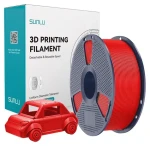 Sunlu PETG filament červený / Struna pro 3D tiskárnu / PETG / 1 kg (PETG R)