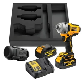 DeWalt / Aku rázový utahovák s bezuhlíkovým motorem / 18V XR / Upínání: 1/2" / 813 Nm / 2x 5.0Ah / nabíječka (DCF891P2G)