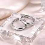 Kruhové náušnice Estefani - 15 mm, chirurgická ocel, Stříbrná