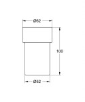 GROHE - Allure Sklenička, satin 40254000