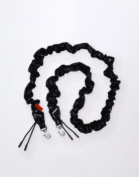 Topologie Bungee Strap Black Synthetic Leather