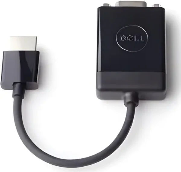 DELL redukce HDMI (M) na VGA (F) černá / HDMI 1.4 / Full HD 1080p / 470-ABZX