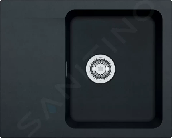 Franke Tectonitový dřez OID 611-62, 62x50 cm, černá 114.0288.569