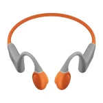 QCY Crossky link2 šedo-oranžová / Bezdrátová sluchátka / před uši / mikrofon / Bone conduction / IPX5 / Bluetooth 5.3 (T25 Grey +Orange)