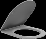 MEXEN - WC sedátko Soft Close slim, duroplast, szara jasna mat 39740061