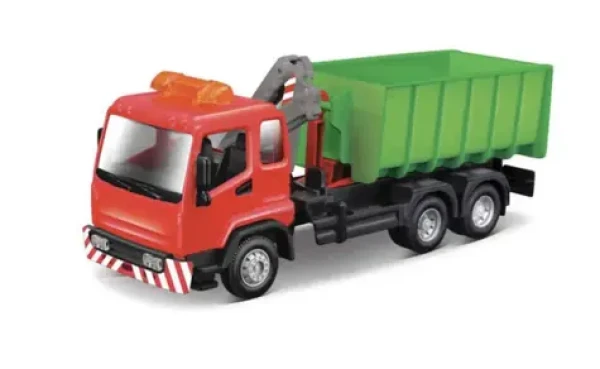 Bburago servisní vozidlo Hooklift and Crane Truck