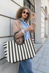 Nákupní taška Reisenthel Loopshopper L Summerstripes black