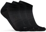 Craft Core Dry Footies 5-pack černá - Běžecké ponožky CRAFT CORE Dry Footies 5-pack - černá Velikost textilu: 34-36