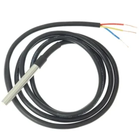 Shelly Temperature Sensor černá / teplotní senzor / 1m (DS18B20 1M)