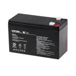 Baterie olověná 12V 9Ah VIPOW BAT0228 - rozbaleno - mírné oděrky