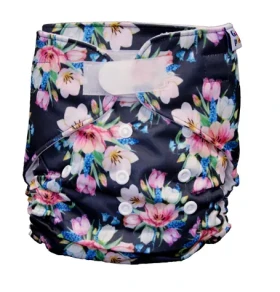 GaGa's Látková plena AIO Květy na suchý zip (8594197442337)