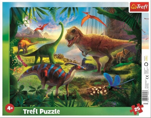 Trefl Puzzle Dinosauři / 25 dílků