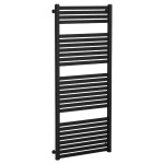 CERANO Koupelnový radiátor Vincenzo - boční připojení - 600W - černá matná - 1330x600 mm