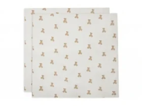 Jollein Pleny zavinovací 2 ks 115x115 cm Teddy Bear (535-852-66095)