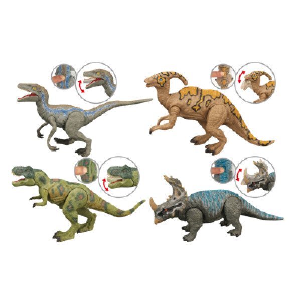 Dinosaurus 4 druhy 15 cm