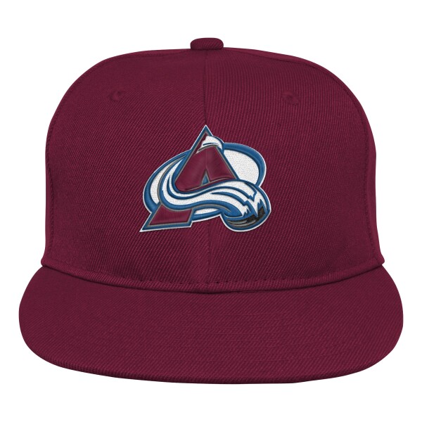 Outerstuff Dětská Kšiltovka Colorado Avalanche Logo Flatbrim Snapback