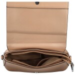 Stylová dámská koženková crossbody kabelka Citarra, khaki