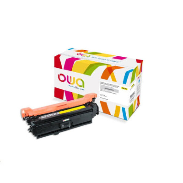 OWA Armor toner pro HP Color Laserjet Ese 500 M551, M575, 6000 Stran, CE402A, žlutá/yellow - originální EDF_1081087