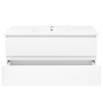 Koupelnová skříňka s umyvadlem SAT B-Way 99x50x45 cm bílá lesk BWAY2100WU4BI BWAY2100WU4BI