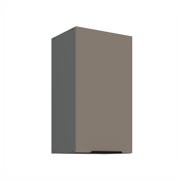 Horní skříňka Aria ANT 40 G-72 1F Barva korpusu: Antracit, Barva dvířek: TA - Sandgrau AFM