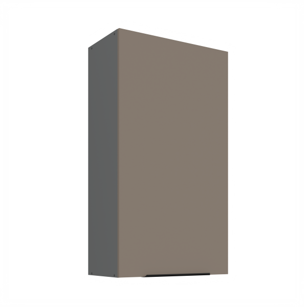 Horní skříňka Aria ANT 60 G-108 1F Barva korpusu: Antracit, Barva dvířek: TA - Sandgrau AFM