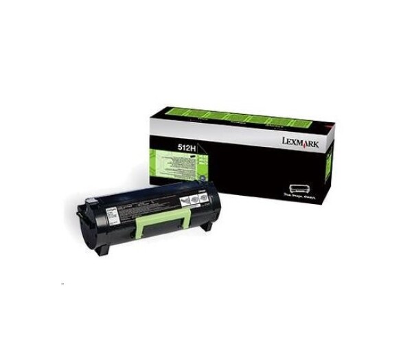 LEXMARK černý toner 512H pro: MS312/MS415, z programu Lexmark Return (5 000 stran) EDF_421427
