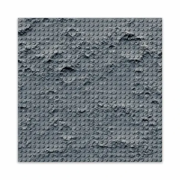 BRIXIES Plus 225.004 Designová podložka na stavění - měsíční krajina 25,5 x 25,5 cm