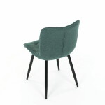 Jídelní židle, zelená, látka, HC-462 GRN2