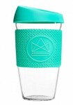 Neon Kactus Skleněný hrnek na kávu L 450 ml tyrkysový / 0.45 L / sklo (GC1608)