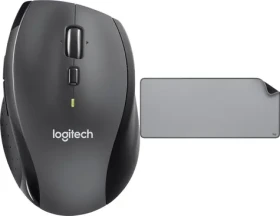 Logitech M705 Marathon + Studio Series středně šedá / Sada bezdrátová myš + podložka