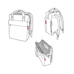 Batoh Reisenthel Allday backpack M Cord sand