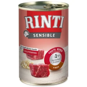 Finnern Rinti Sensible hovězí a rýže 400 g / Konzerva pro psy / Citlivé trávení (394-94053)