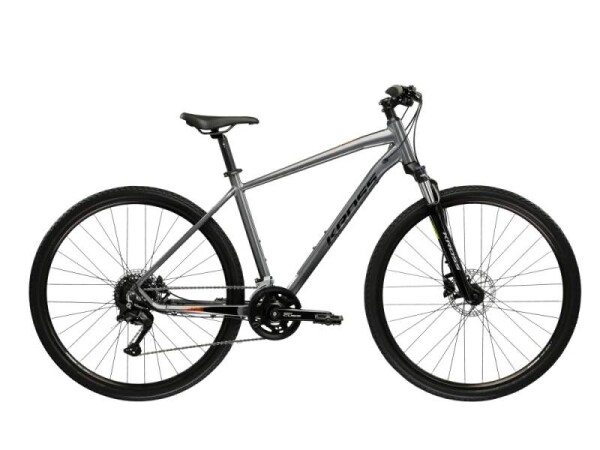 KROSS EVADO 5.0, rám 23" (XL), model 2026, pneu 28", barva šedá/černá - ZDARMA dopravné, seřízení, odborná montáž a sada světel! (Záruka nejlepší ceny. Nalezli jste někde lepší cenu? Napište nám a zkusíme ji trumfnout! )