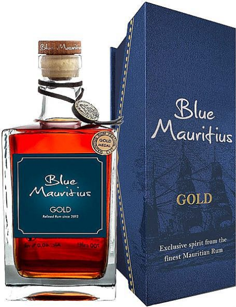 Blue Mauritius Gold 15y 40% 0,7 l (karton)
