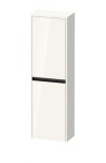 DURAVIT - Ketho.2 Skříňka 132x40x24 cm, 2 dvířka, panty vpravo, lesklá bílá K21319R22220000