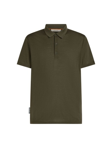 ICEBREAKER Mens Mer 150 Tech Lite III SS Polo, Dark Loden velikost: XL