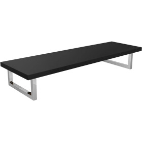 CERANO - Deska pod umyvadlo Navira Pro + 2 konzole pod desku - černá matná - 100x46x3,6 CER-606072