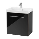 VILLEROY & BOCH - Avento Umyvadlová skříňka, 53x51x35 cm, 1 dvířka, Crystal Black A88801B3