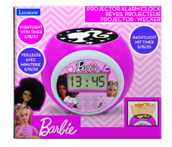 Lexibook budík Barbie se stropním projektorem - Alltoys Lexibook