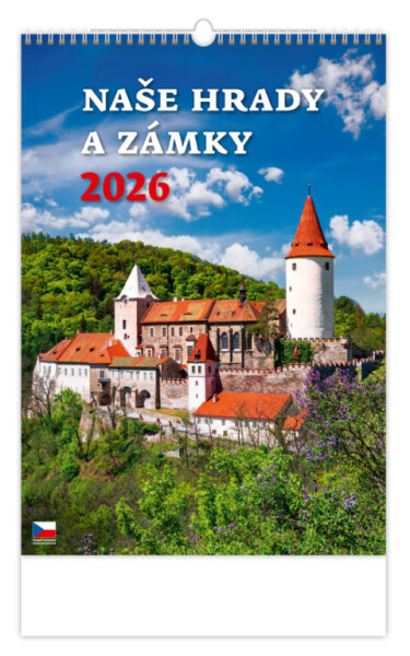 Nástěnný kalendář 2026 Helma - Naše hrady a zámky