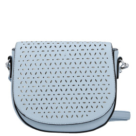 Moderní dámská koženková crossbody kabelka Lydie, světle modrá